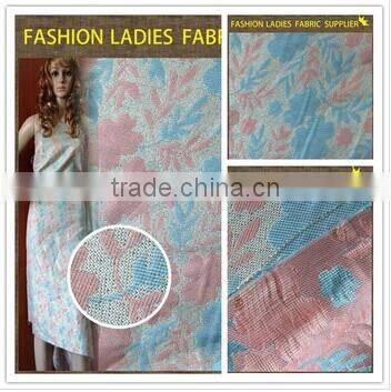 cicheng textile Milky yarn chemical lace fabric for evening dress