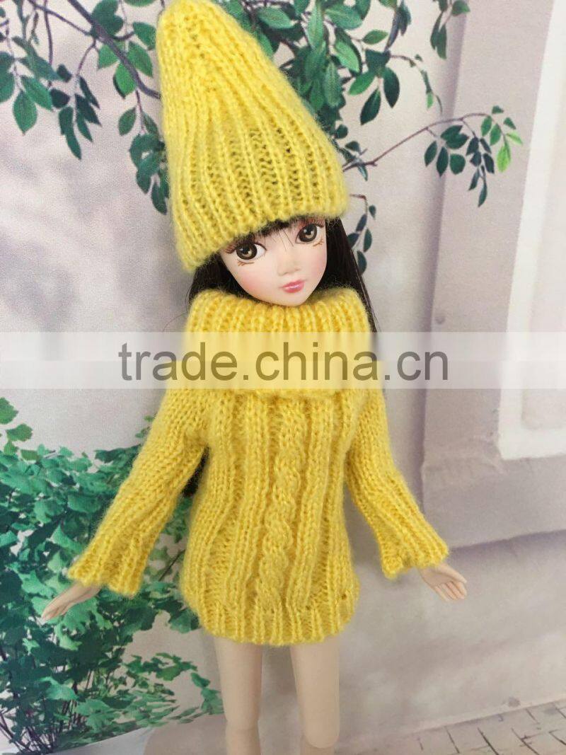 2017 New design doll clothing my sweet love handmade baby doll sweater