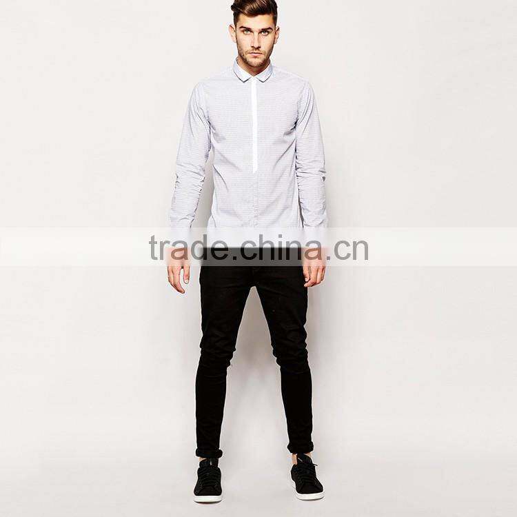 100% Cotton Business Mens Shirts With New Stylish OEM Long Sleeve Shirts for Men