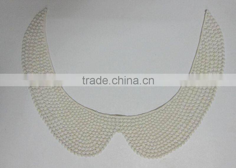 Wholesale new design cotton crochet evening dress collar patch