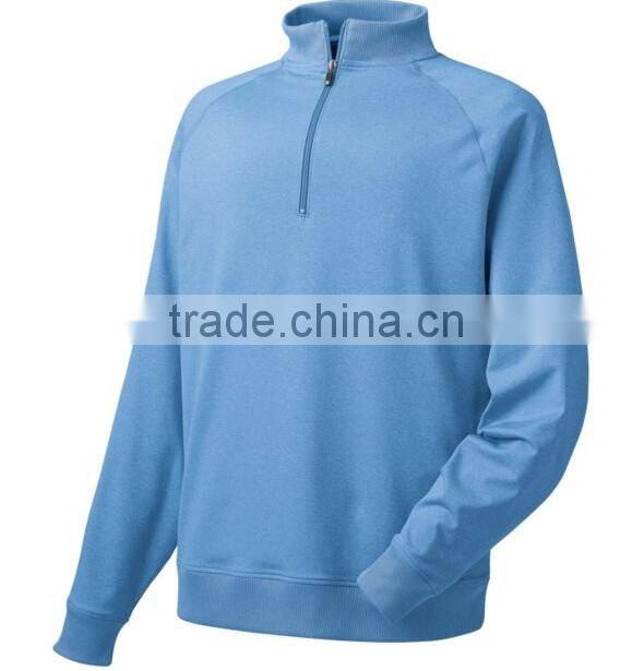 Moisture wicking golf wear, wholesale anti-pilling lightweight Men's Performance Quarter-Zip Golf Pullover jacket