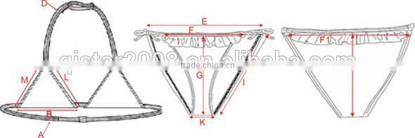 China wholesale children cute printed micro bikini