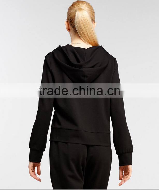 new spring slim leisure sport suit female hoodie wholesale