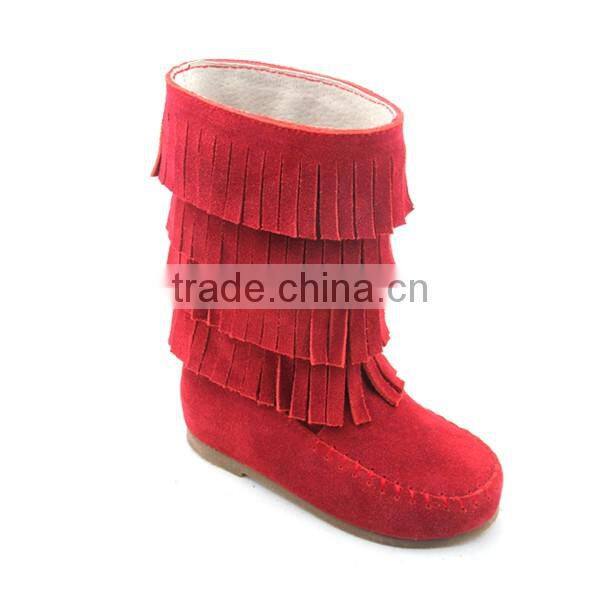customized Baby Girls Boys Soft Sole moccasins Leather Boots