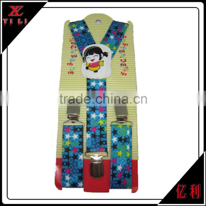 Fashion style kids belt, cartoon pattern suspenders