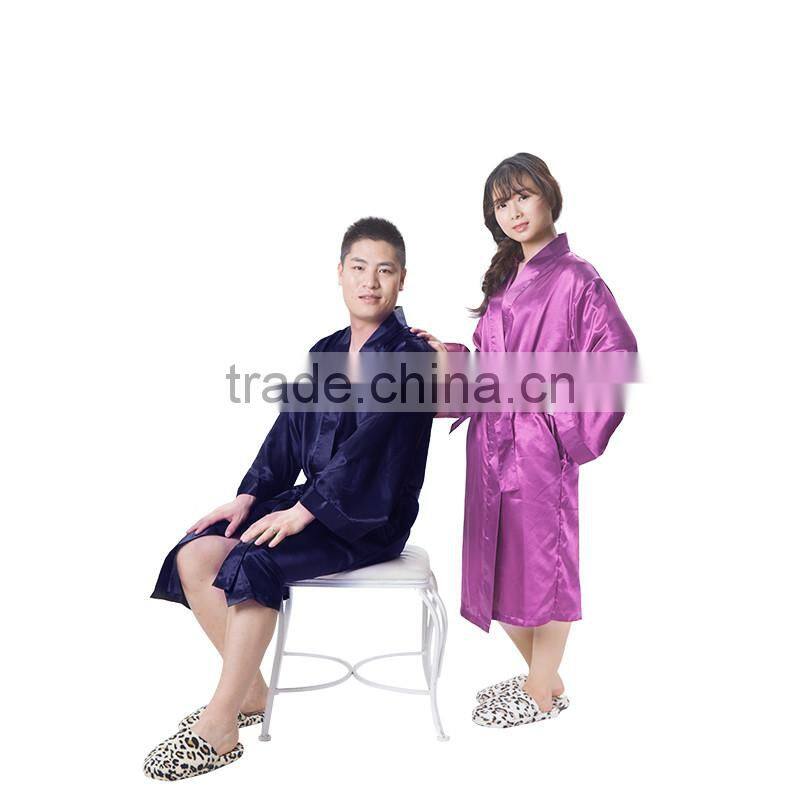 100% Silk Cheap Wholesale Women satin bathrobes