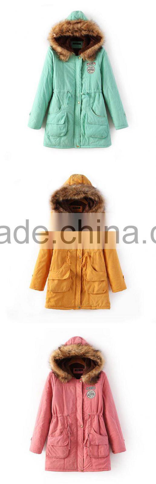 Fashion Womens Thicken Warm Winter Coat Hood Parka