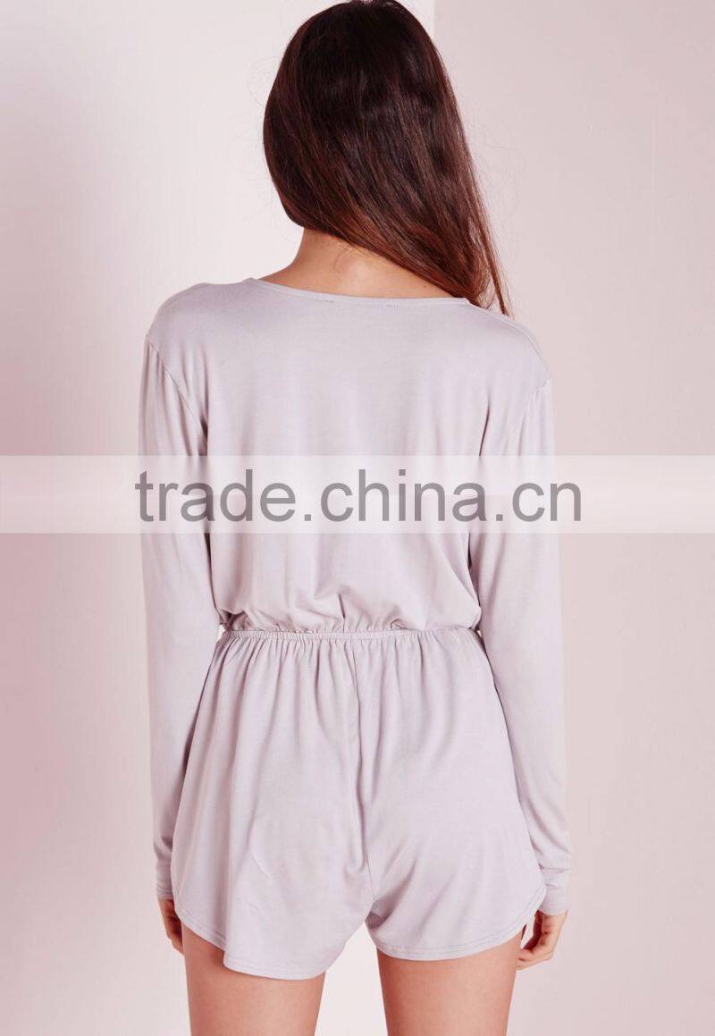 Regular fit long sleeve sleepwear pictures of sexy nightwear women