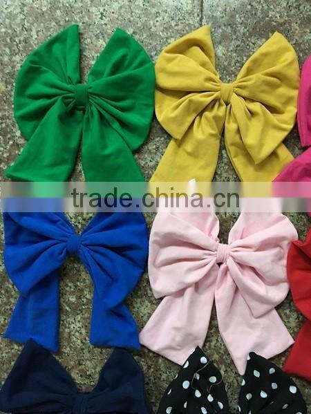 girls and doll bow hairwear persnickety remake cotton bowknot baby girl headbands children cotton hairband wholesale 2016
