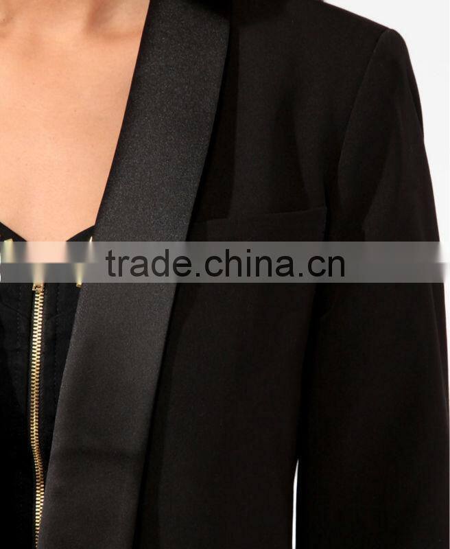 Satin Lapel Tuxedo Jacket