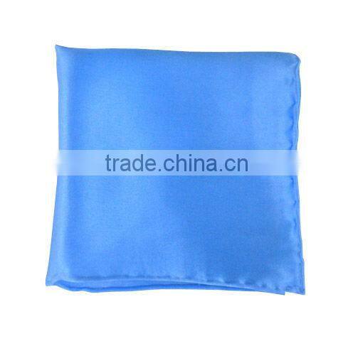 hand-rolled borders printed silk satin hanky