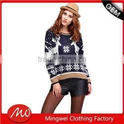 Juniors' Penguin with Jingle Bells Ugly Christmas Sweater