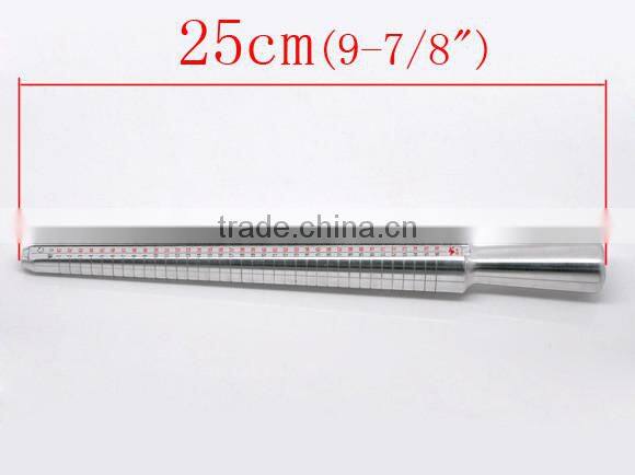 High Quality Measuring Stick ,4-Scale Alumium Ring Finger Sizer