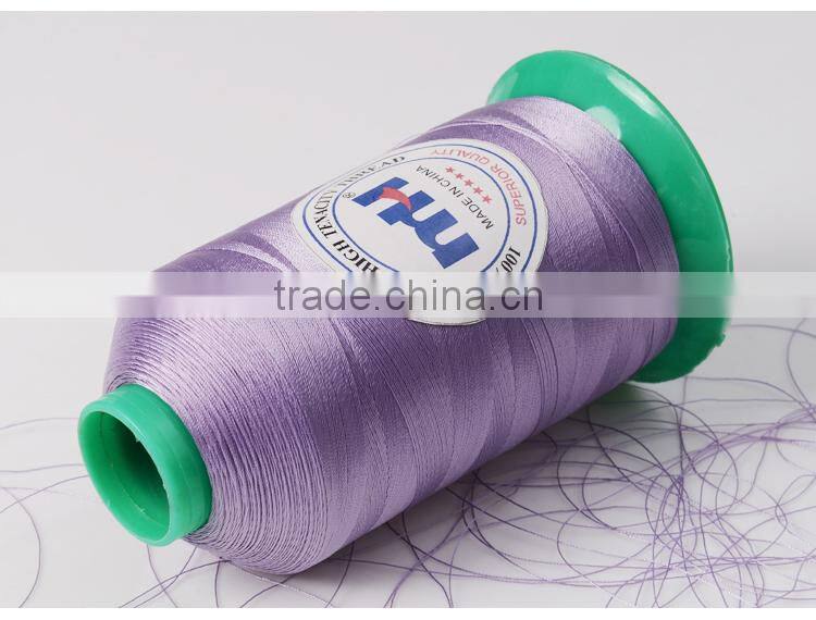 High tenacity 100% filament polyester sewing thread