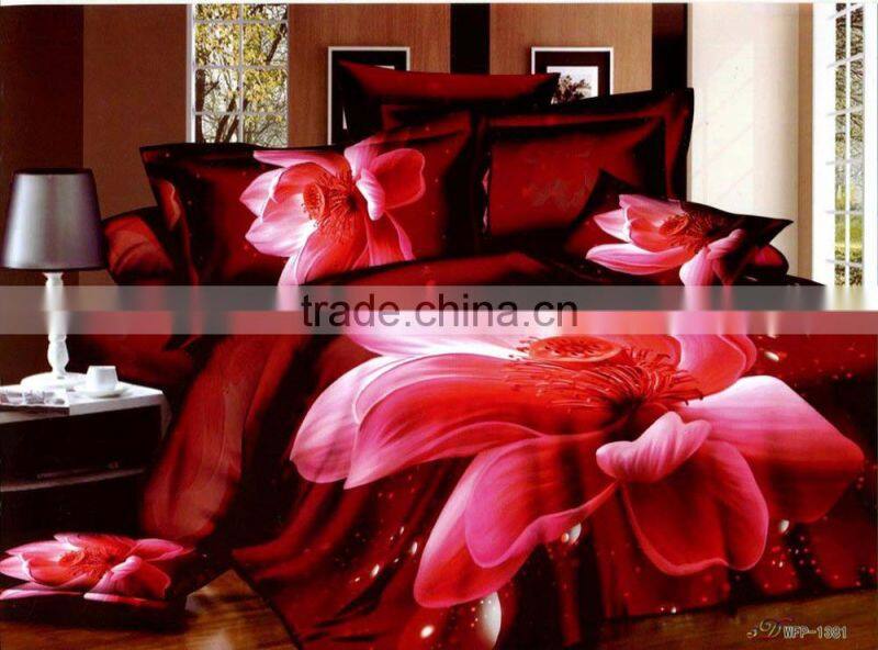 3D Red Rose Bedding Set 3d comforter set