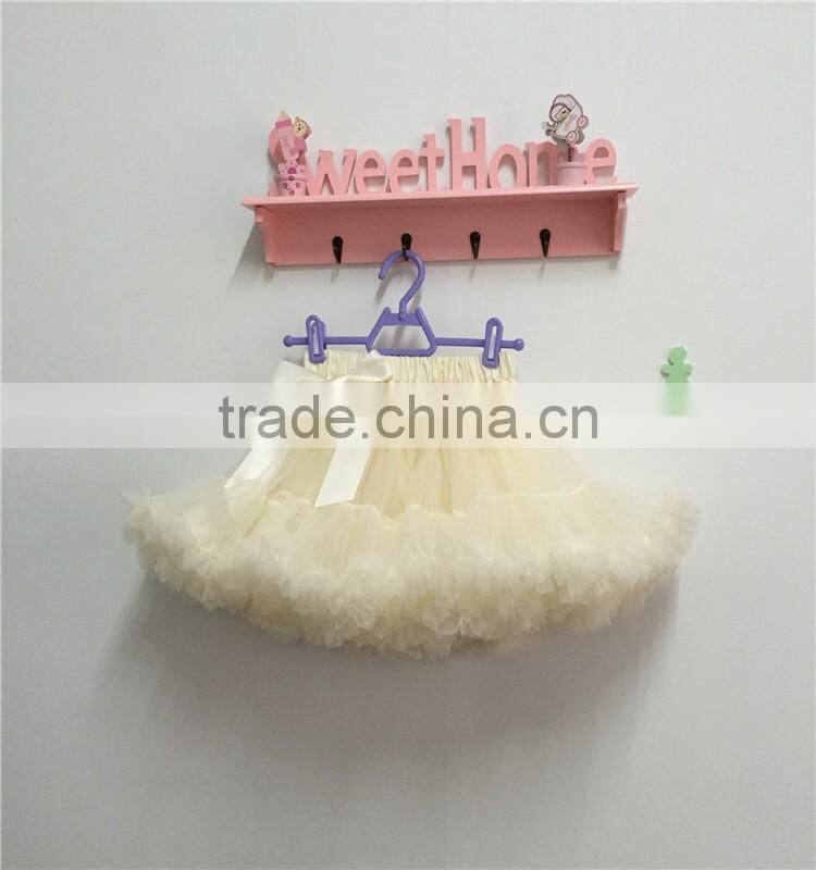MOQ 1PCS cream skirts,girls ivory tutus