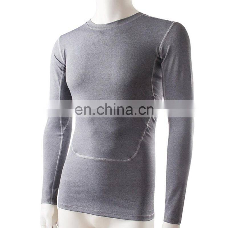 Quick dry and Breathable long sleeve compression top for men