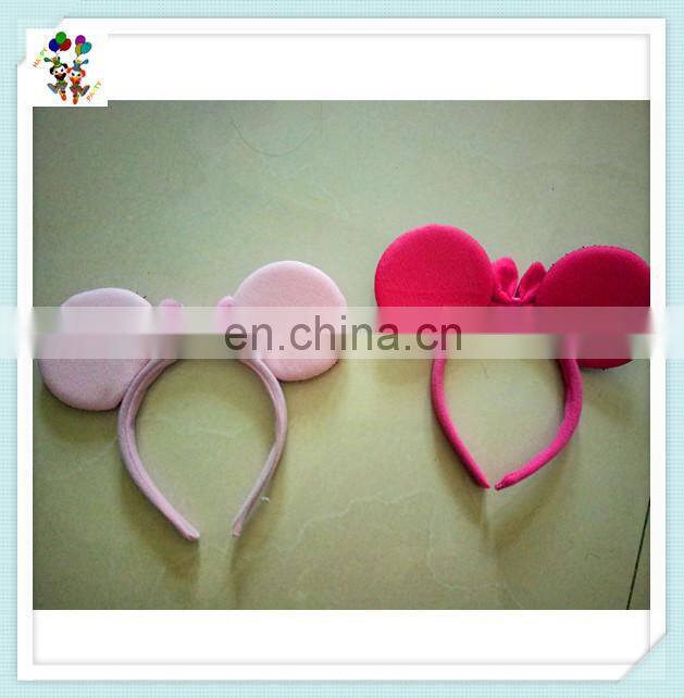 Children Unisex Party Minnie Mouse Ears Headband and Gloves Set HPC-0722