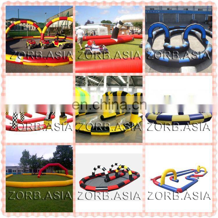 Durable using inflatable zorb ball track for adult