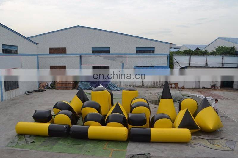 Best price pvc military inflatable piantball bunker