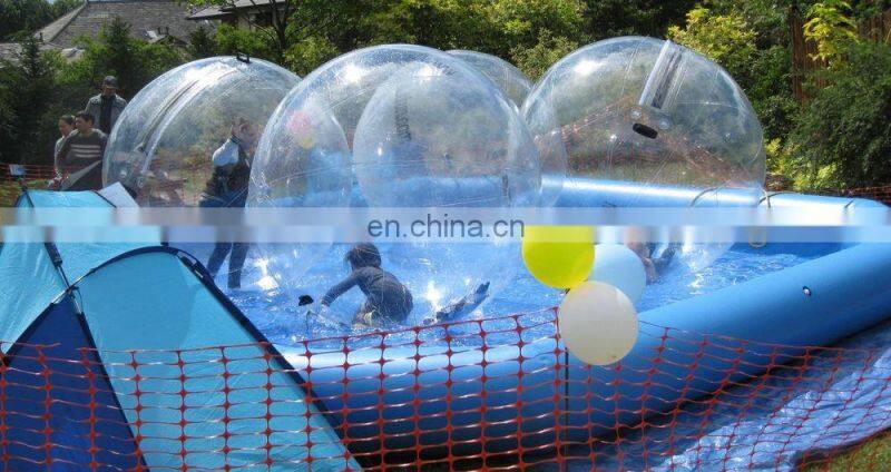 Rectangle Inflatable water pool with bubble ball/water ball pool/water pool