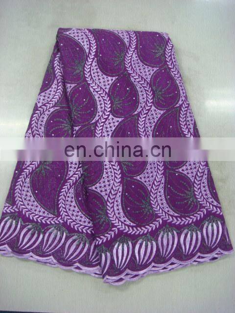 high quality swiss cotton voile lace(D74-7)