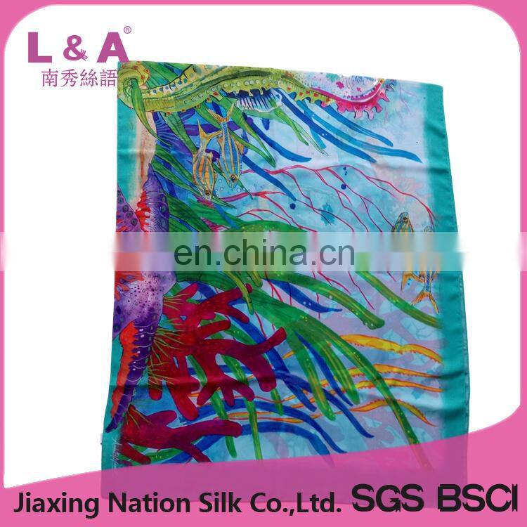 Polyester chiffon scarf women beach sarong in sunmmer