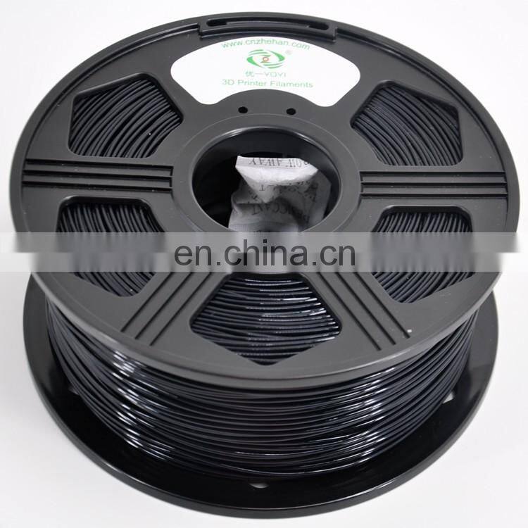 Plastic 3D filament for all FDM 3D printer,conductive ABS with SGS certificate,directly factory price with OEM service