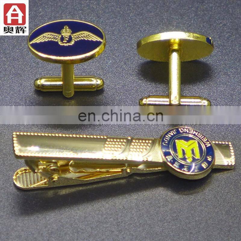 High-end zinc antique copper violin tie clips