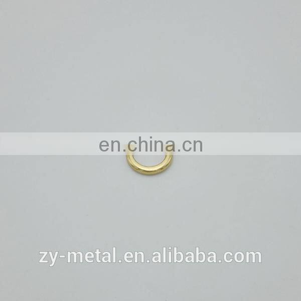 18mm golden zinc alloy bulk metal d ring for bag,welded d ring