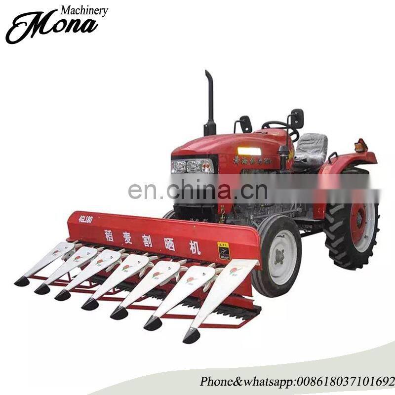 Diesel engine hand walking tractor wheat and rice harvester/reaper binder