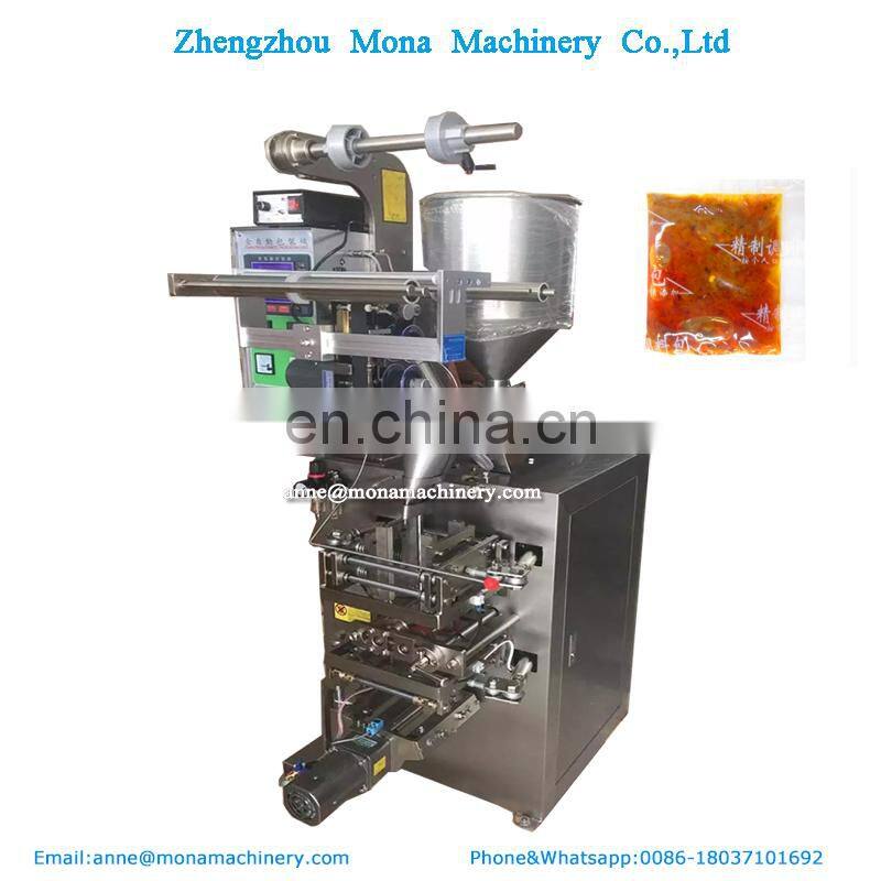 Automatic Liquid Fruit Juice/Tomato Paste/Sauce/Shampoo/Ketchup Sachet Salad dressing mixing Packing Machine