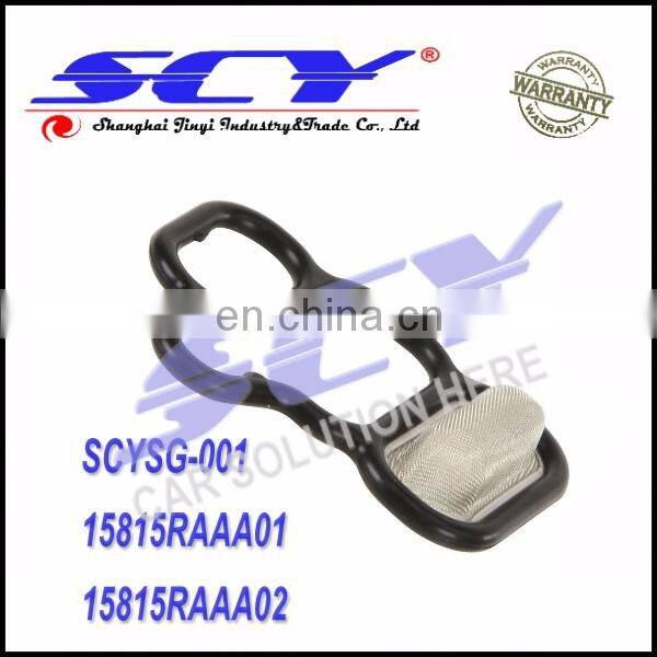 For HONDA ACURA VTEC Solenoid Gasket Spool Valve Filter Screen 15815-RAA-A02 15815RAAA02 15815-RAA-A01 15815RAAA01