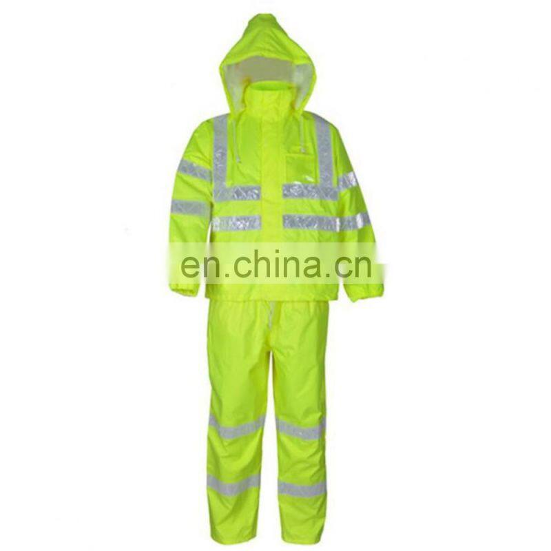 300D polyester high visibility oxford fabric /fluorescent fabric/reflective fabric