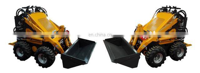CE and EPA Certficat Chinese compact cheap skid steer mini skid steer loader with quick hitch