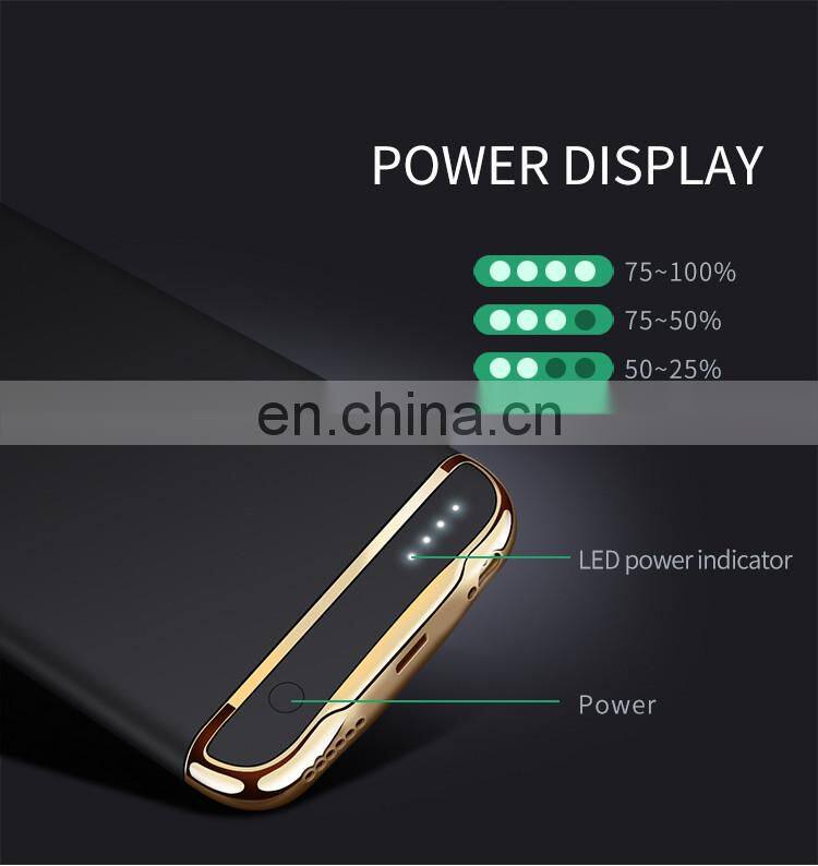 joyroom Slim power bank leather case for iphone 6Plus,for iPhone 6 charging case