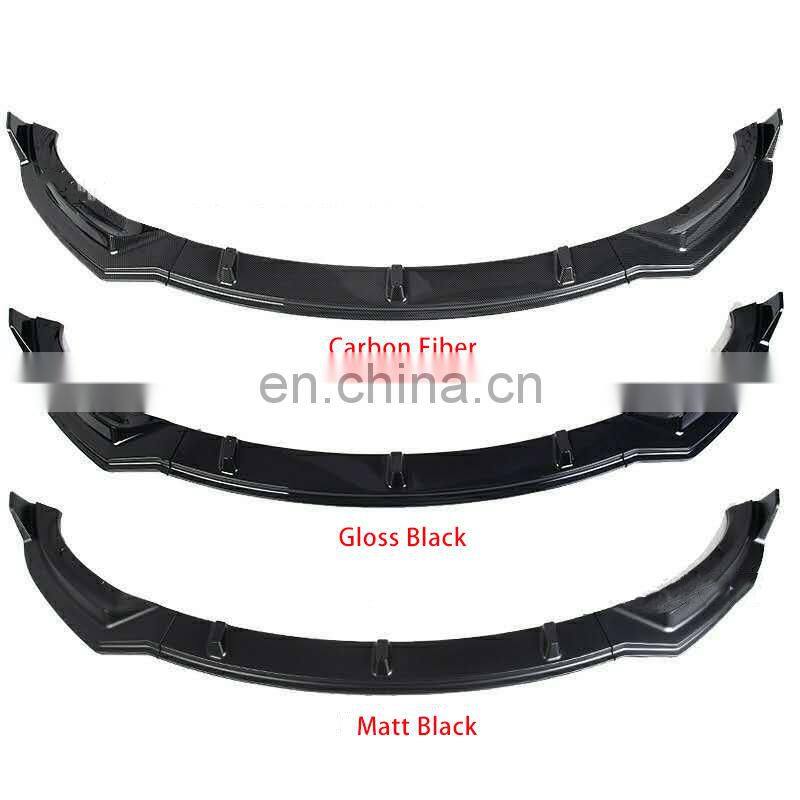 Front lip side side skirts spoiler splitter diffuser updated parts for tesla model 3 accessory
