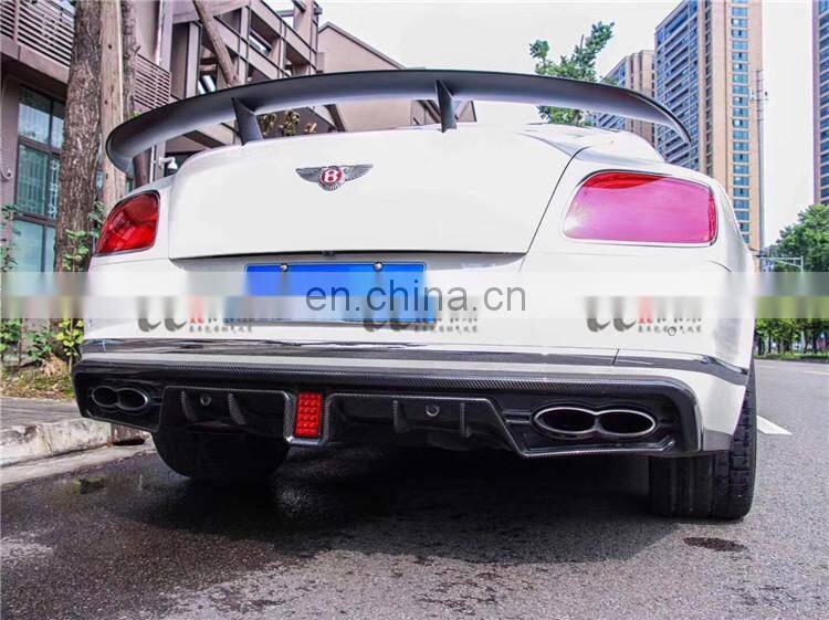 Beautiful carbon fiber material body kit suitable for Bentley Continental GT in st style front lip rear lip side skirts canard