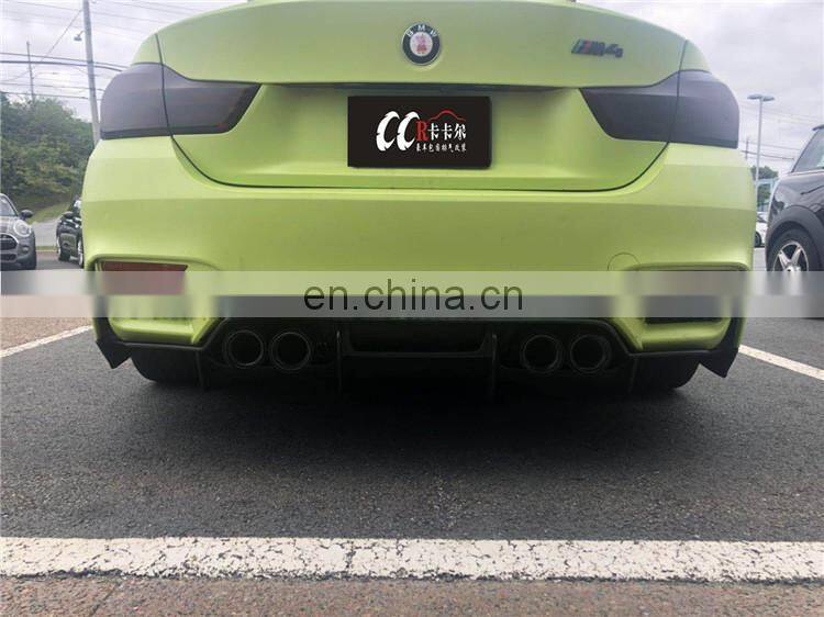 front & rear diffuser for bmw M4 f82 with rear spoiler wing