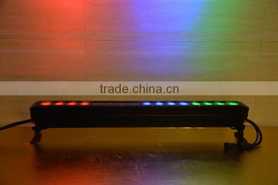Outdoor led light bar 16pcs*10w RGBW ip65 led wall washer