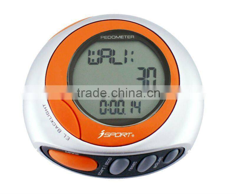 Wonderful flip up design step pedometer counter