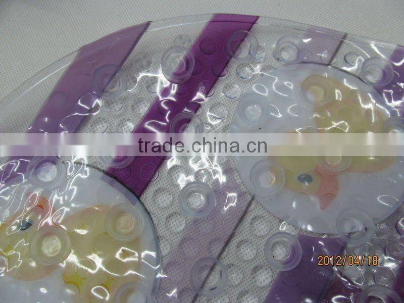 printed bath mat animal Pvc anti-slip mat (JK-6636L)