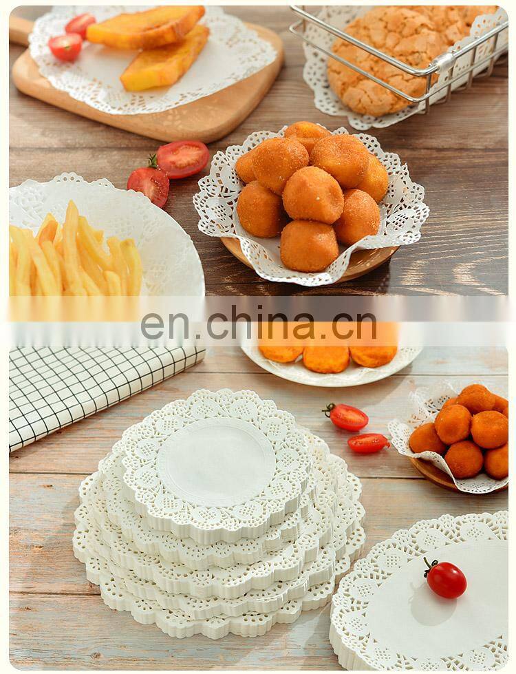 The bottom of the plate steamer greaseproof paper designed in China for fried food