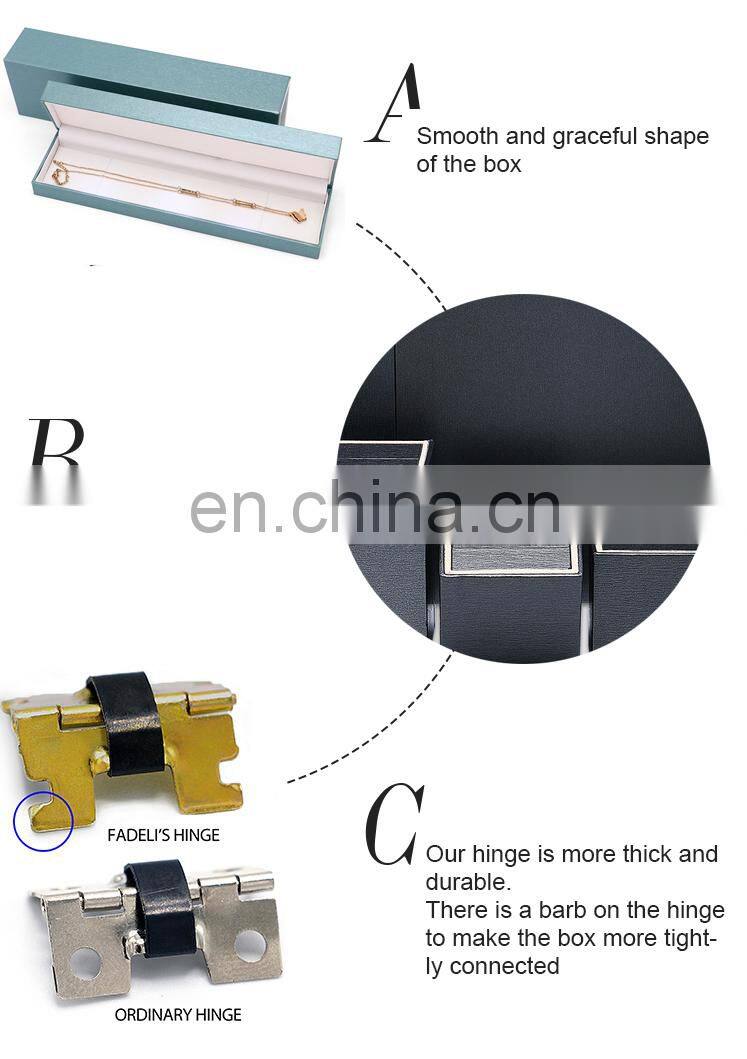 Hot Style New Design Custom Logo Blue Color Drawer Bracelet Box Jewelry Box