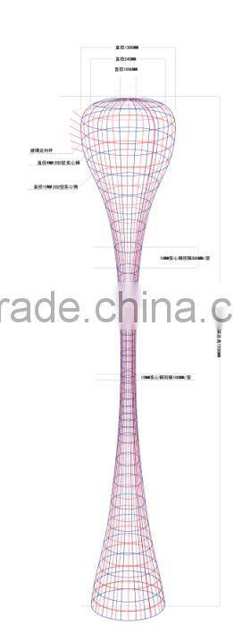 Sumptuous Spiral Funnel Hall Chandelier