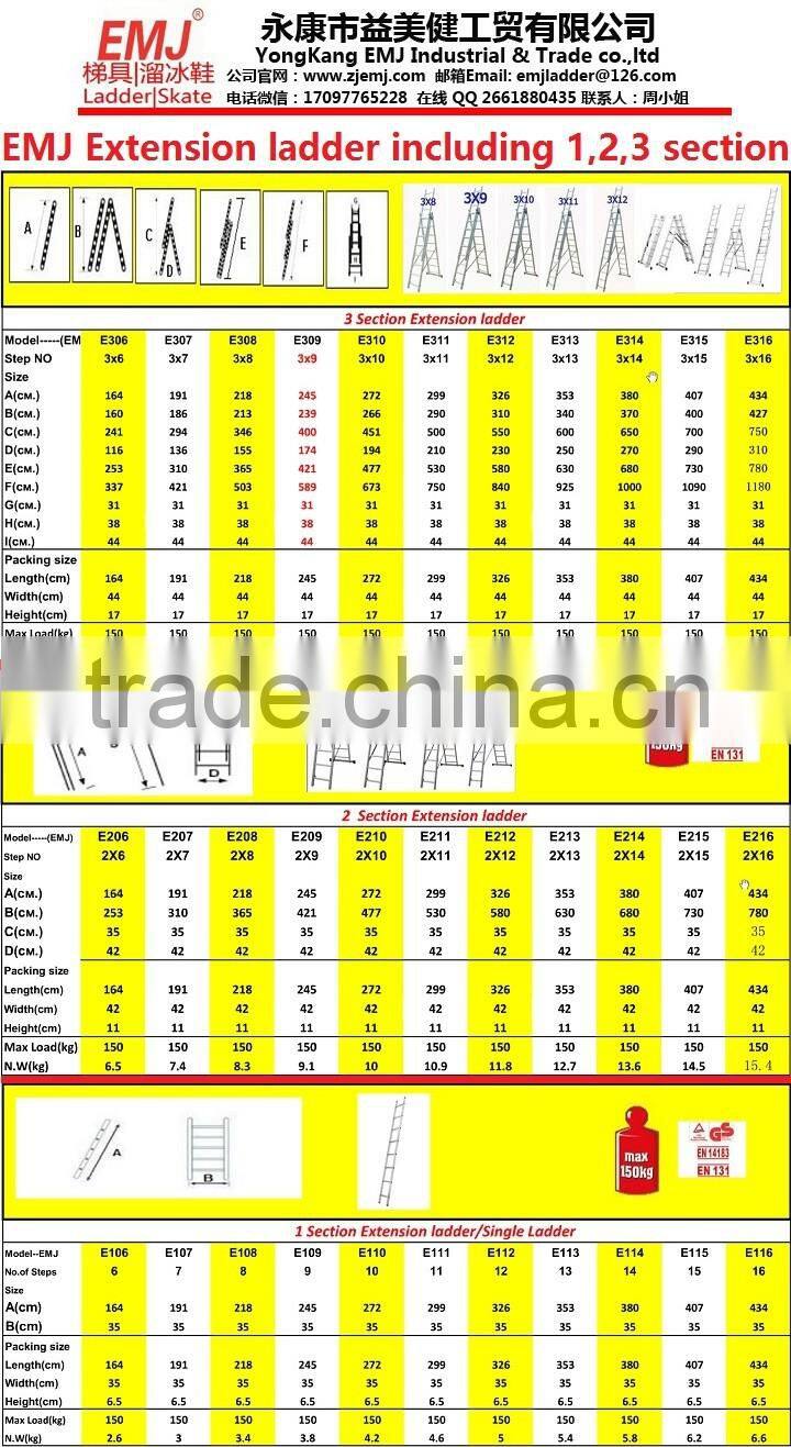 2 Section extension ladder 2X6