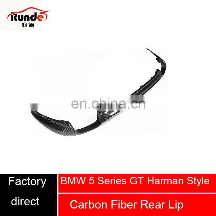 Runde Harman Style Carbon Fiber Material Auto Car body kit Front Lip For 2009-2016 BMW 5 Series GT F07 front lip