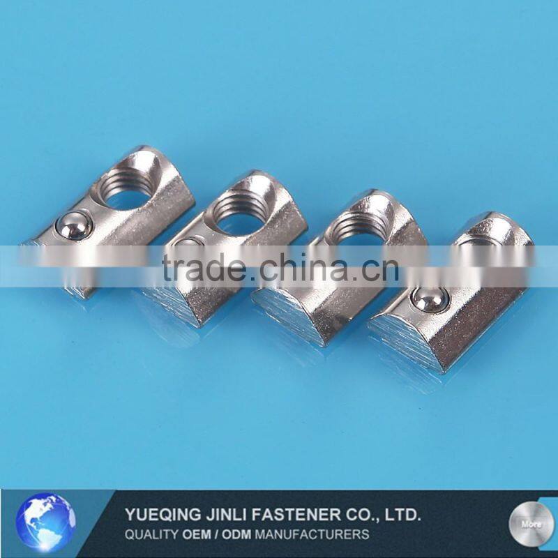 m6-40 m6-45 roll in t nuts with ball spring rivet nut raw cashew nut prices bolt nut