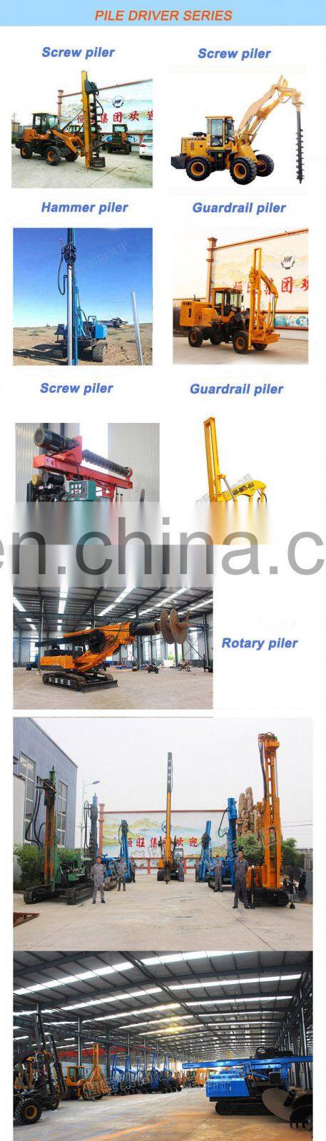 High quality solar steel press pile drilling machine sales promotion