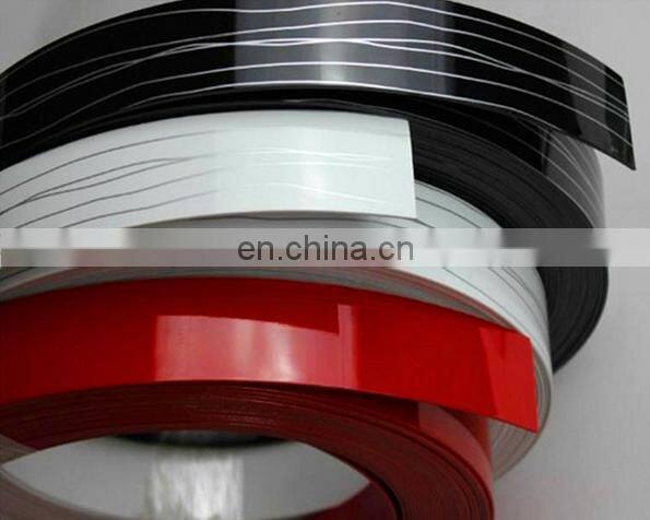 Hot sale 0.25-3mm wood grain furniture accessories pvc edge banding tape